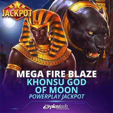 Mega Fire Blaze: Khonsu God of Moon PowerPlay Jackpot